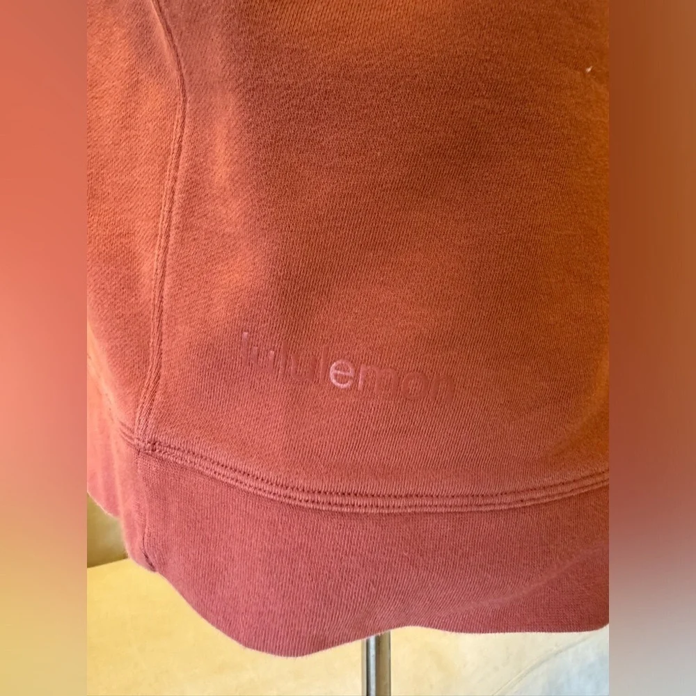 Lululemon Perfectly Oversized Crew in Soft Cranberry color